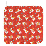 Cartoon Jack Russell Terrier Print Hand Towel