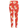 Cartoon Jack Russell Terrier Print High-Waisted Pocket Leggings