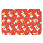 Cartoon Jack Russell Terrier Print Indoor Door Mat
