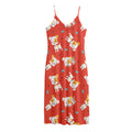 Cartoon Jack Russell Terrier Print Jersey Midi Cami Dress