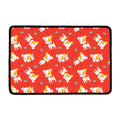 Cartoon Jack Russell Terrier Print Kitchen Mat