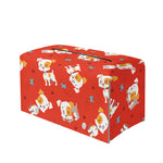 Cartoon Jack Russell Terrier Print Leather Tissue Box Cover