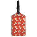 Cartoon Jack Russell Terrier Print Luggage Tag
