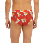 Cartoon Jack Russell Terrier Print Men's Briefs