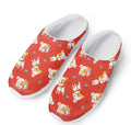 Cartoon Jack Russell Terrier Print Mesh Casual Shoes