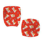 Cartoon Jack Russell Terrier Print Office Chair Cover