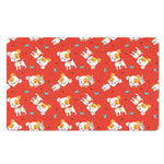 Cartoon Jack Russell Terrier Print Polyester Doormat