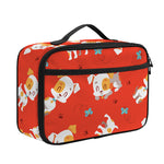 Cartoon Jack Russell Terrier Print Portable Lunch Bag