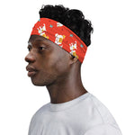 Cartoon Jack Russell Terrier Print Sports Headband