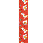 Cartoon Jack Russell Terrier Print Table Runner