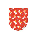 Cartoon Jack Russell Terrier Print Toilet Lid Cover