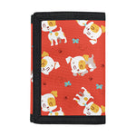 Cartoon Jack Russell Terrier Print Trifold Wallet
