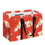 Cartoon Jack Russell Terrier Print Utility Tote Bag