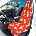 Cartoon Jack Russell Terrier Print Waterproof Car Seat Cover