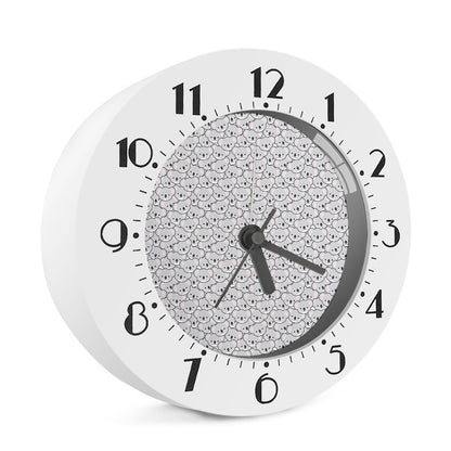 Cartoon Koala Pattern Print Alarm Clock