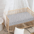 Cartoon Koala Pattern Print Baby Crib Sheet
