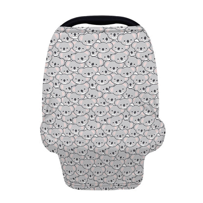 Cartoon Koala Pattern Print Baby Seat Cover