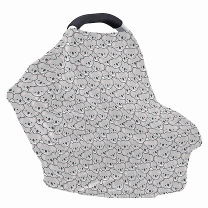 Cartoon Koala Pattern Print Baby Seat Cover