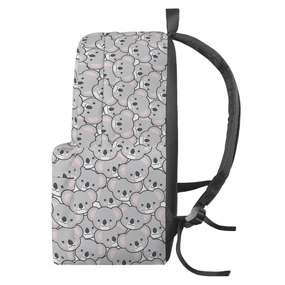 Cartoon Koala Pattern Print Backpack