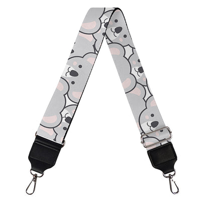 Cartoon Koala Pattern Print Bag Strap