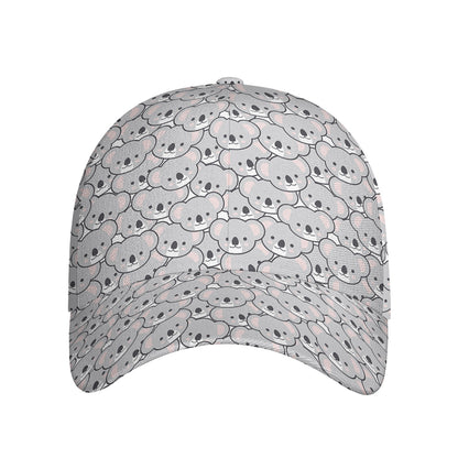 Cartoon Koala Pattern Print Baseball Cap