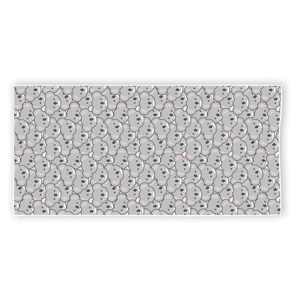 Cartoon Koala Pattern Print Beach Towel
