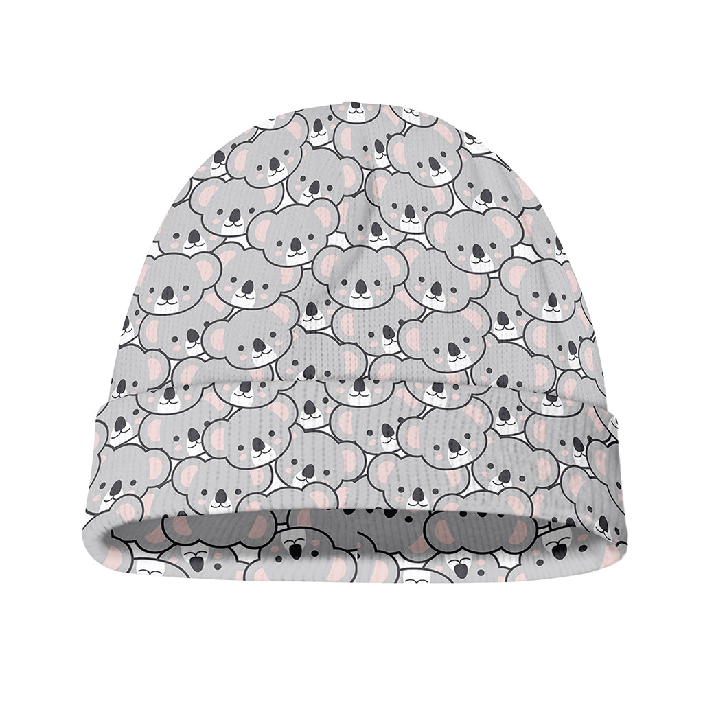 Cartoon Koala Pattern Print Beanie