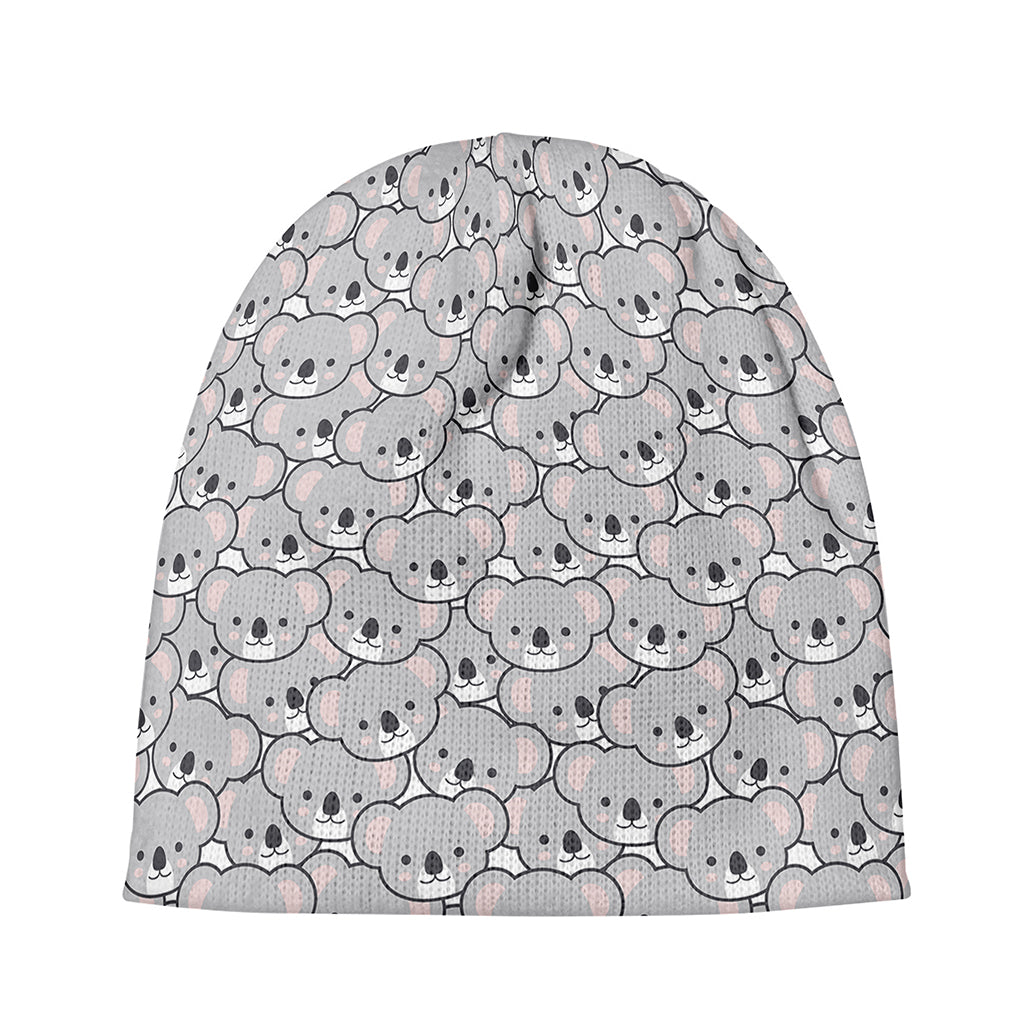 Cartoon Koala Pattern Print Beanie