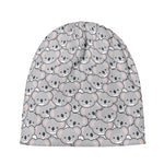 Cartoon Koala Pattern Print Beanie
