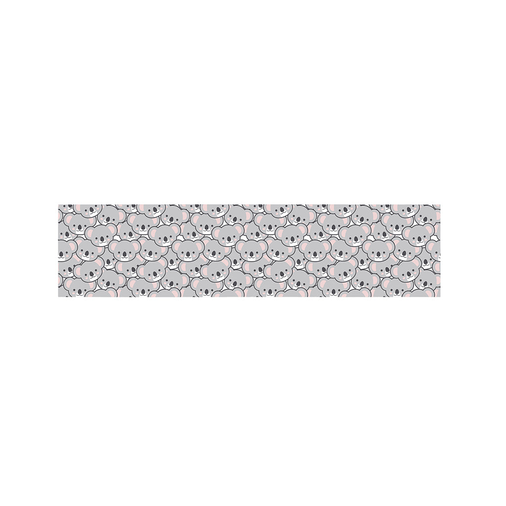Cartoon Koala Pattern Print Bed Runner