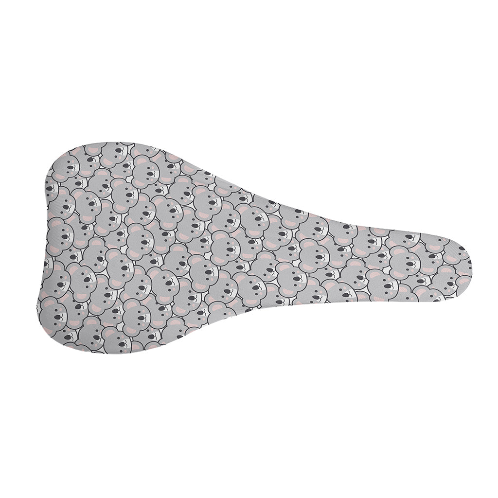 Cartoon Koala Pattern Print Bicycle Seat Cover