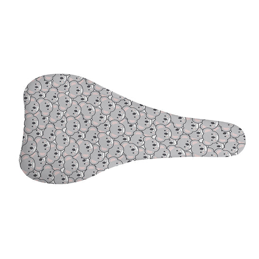Cartoon Koala Pattern Print Bicycle Seat Cover