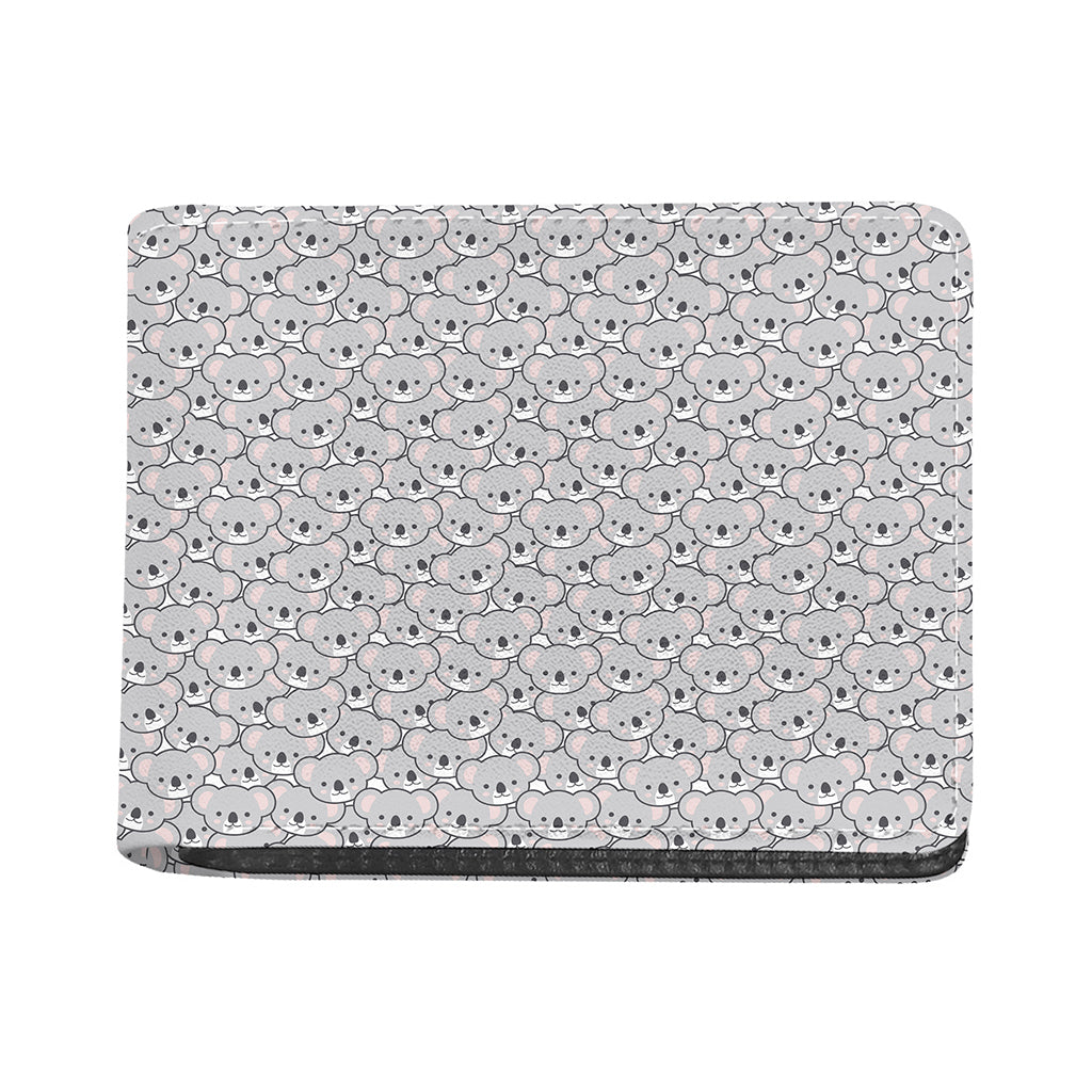 Cartoon Koala Pattern Print Bifold Wallet