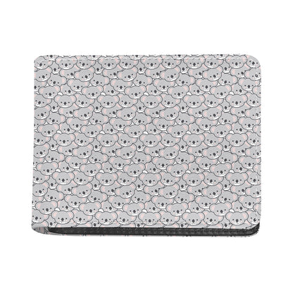 Cartoon Koala Pattern Print Bifold Wallet