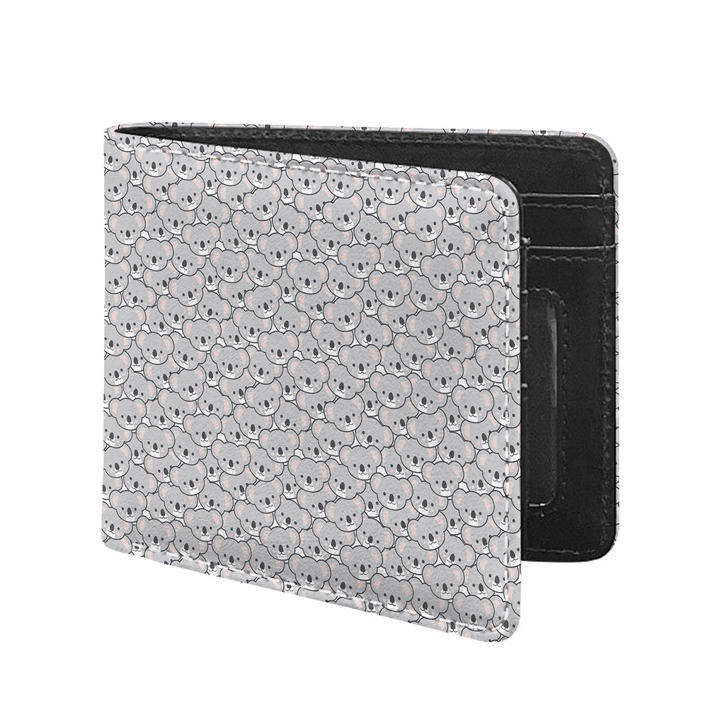 Cartoon Koala Pattern Print Bifold Wallet