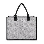 Cartoon Koala Pattern Print Canvas Tote Bag