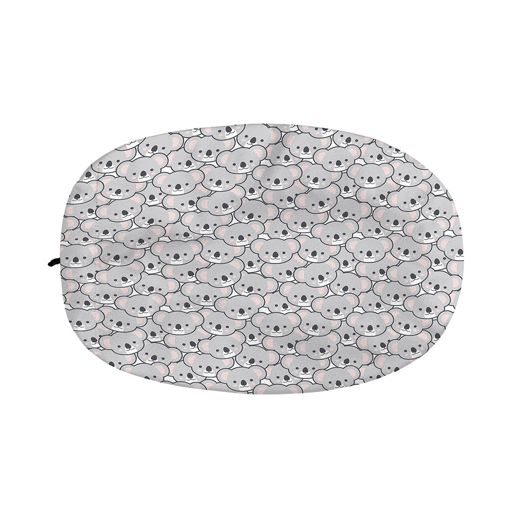 Cartoon Koala Pattern Print Car Side Mirror Covers