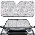 Cartoon Koala Pattern Print Car Windshield Sun Shade