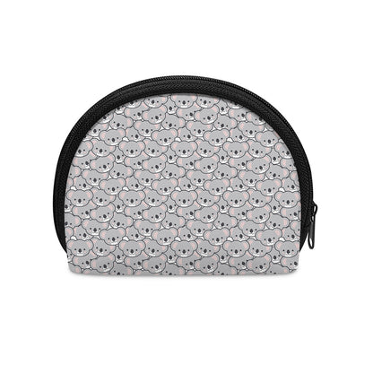 Cartoon Koala Pattern Print Coin Purse