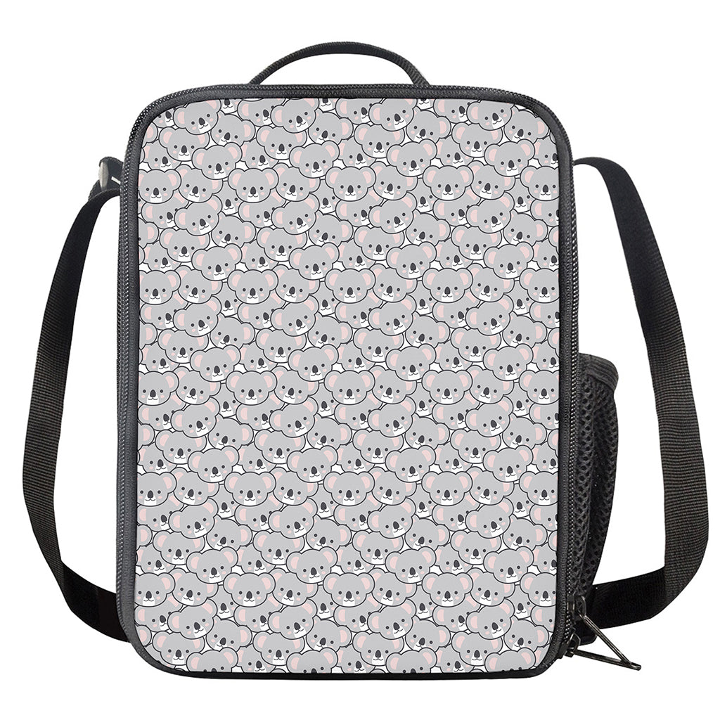 Cartoon Koala Pattern Print Crossbody Lunch Bag