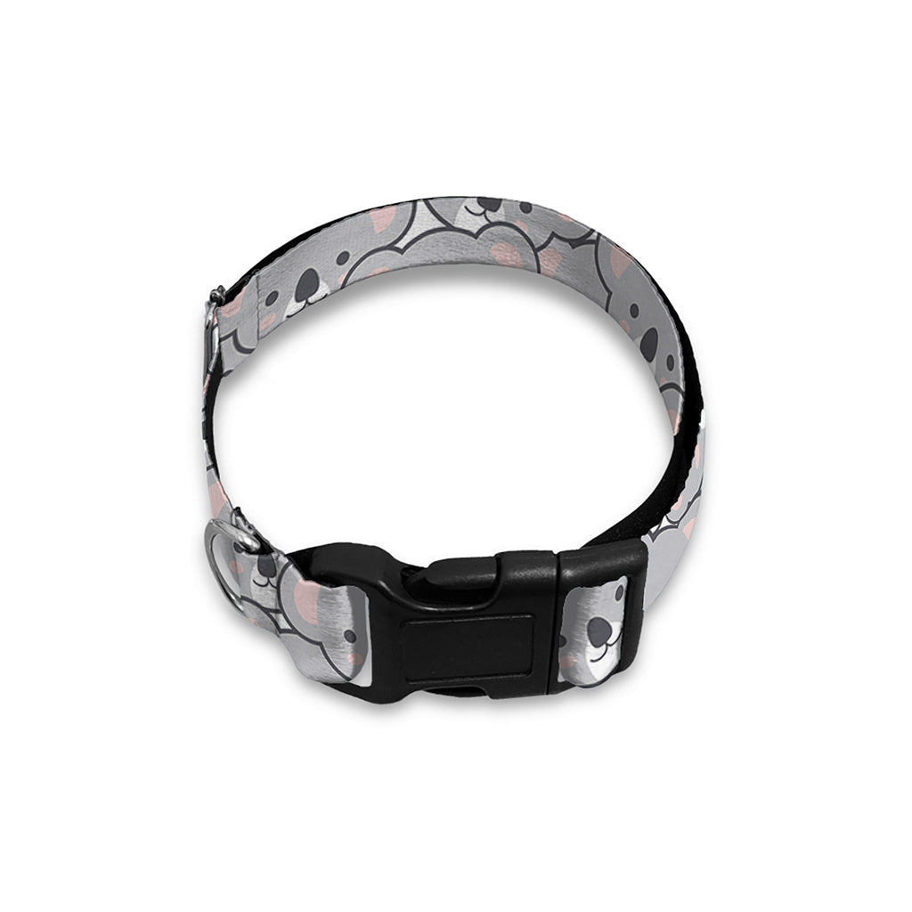 Cartoon Koala Pattern Print Dog Collar