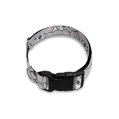 Cartoon Koala Pattern Print Dog Collar