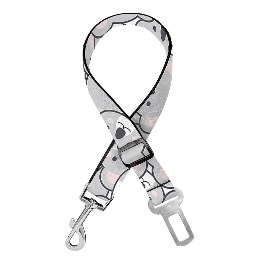 Cartoon Koala Pattern Print Dog Seat Belt