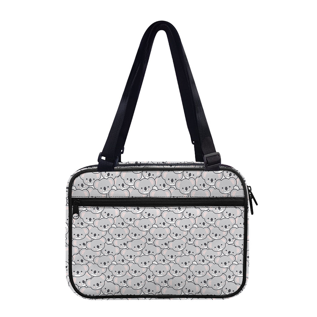 Cartoon Koala Pattern Print Double Strap Bible Bag