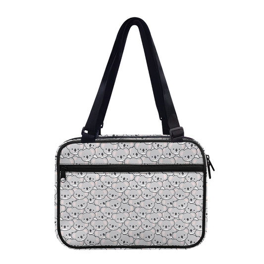 Cartoon Koala Pattern Print Double Strap Bible Bag