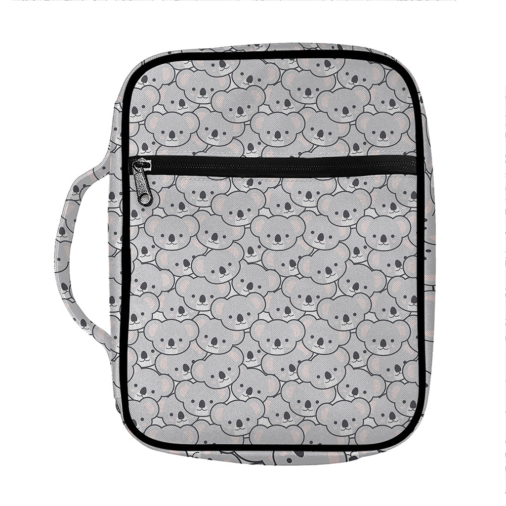 Cartoon Koala Pattern Print Front Pocket Bible Bag