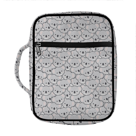 Cartoon Koala Pattern Print Front Pocket Bible Bag