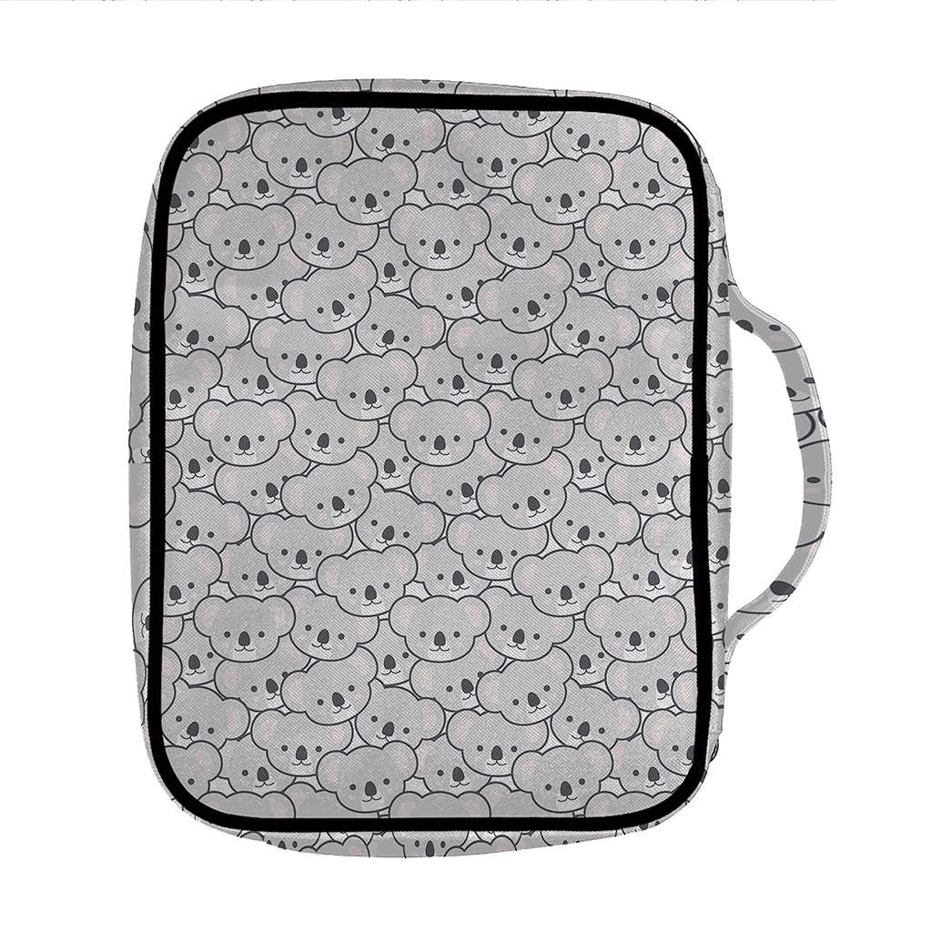 Cartoon Koala Pattern Print Front Pocket Bible Bag