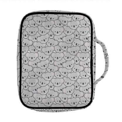 Cartoon Koala Pattern Print Front Pocket Bible Bag