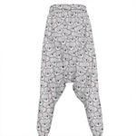 Cartoon Koala Pattern Print Hammer Pants